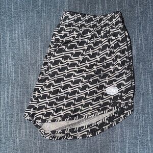 Nike Women’s Size XXL Black and Gray Lined RunningShorts